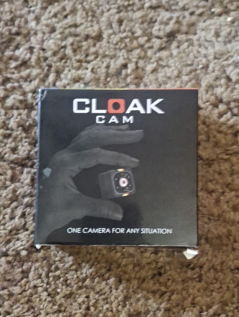 Cloak Cam Mini Security Camera - Black